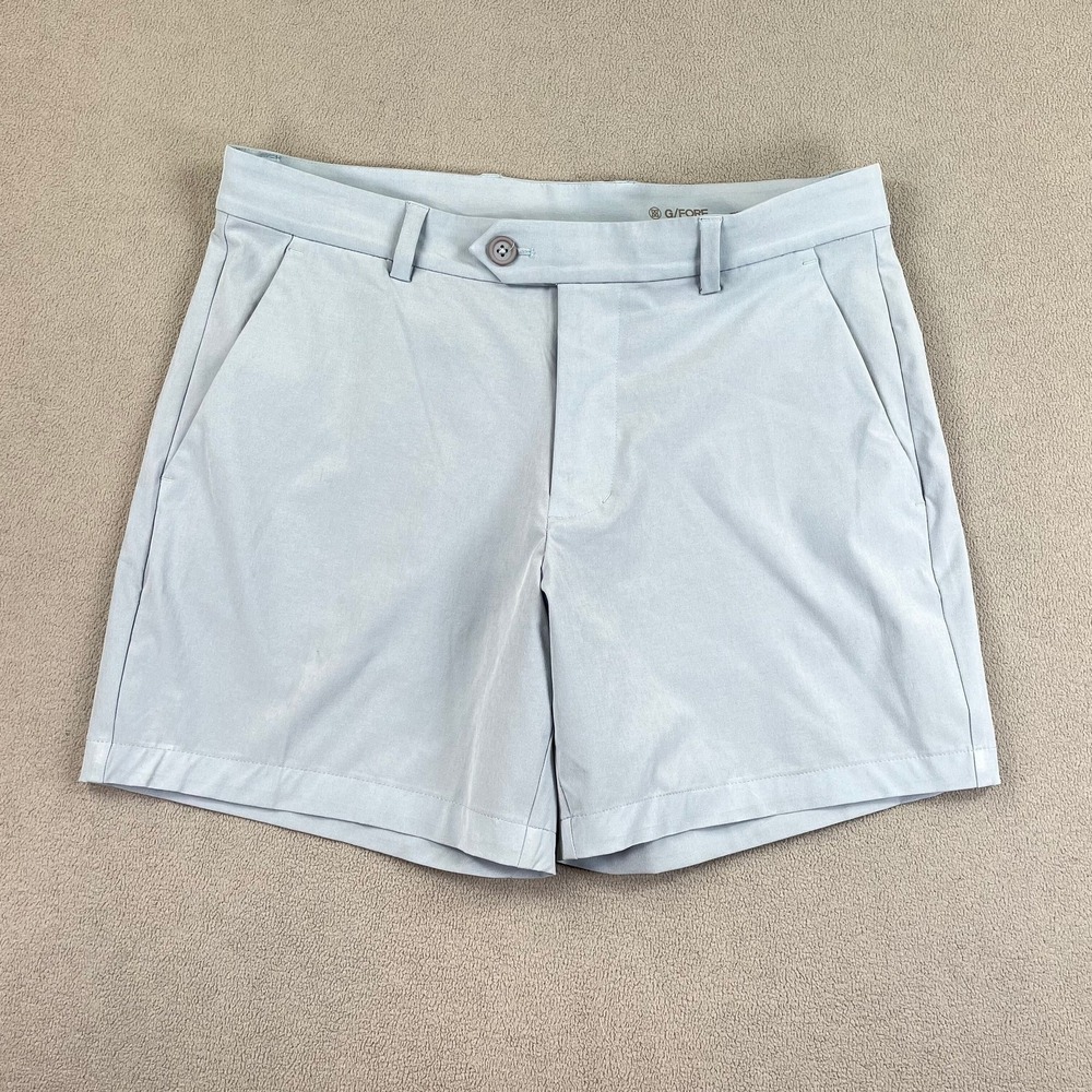 G/FORE Men's Athletic Shorts in Pale Blue
